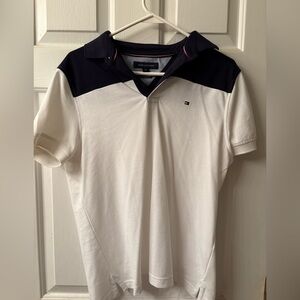 Tommy Hilfiger Men's Polo in White and Navy